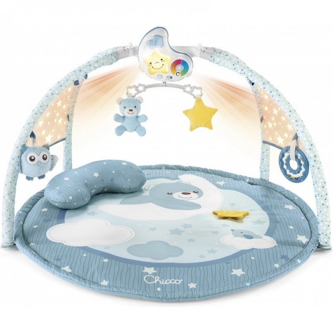 Игровой коврик 3в1 CHICCO Enjoy Colors Gym, Голубой 9866200000