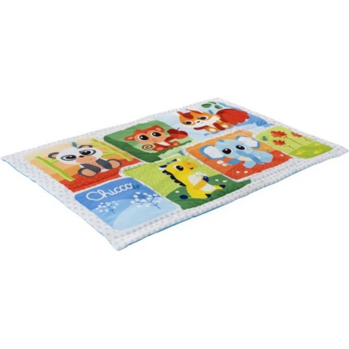 Игровой коврик CHICCO "ЛЕСНЫЕ ДРУЗЬЯ" мягконабивной XXL 00011352000000