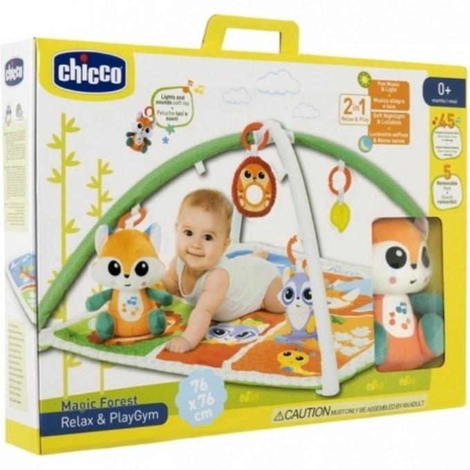 Игровой коврик мягконабивной CHICCO «ВОЛШЕБНЫЙ ЛЕС» 00011354000000
