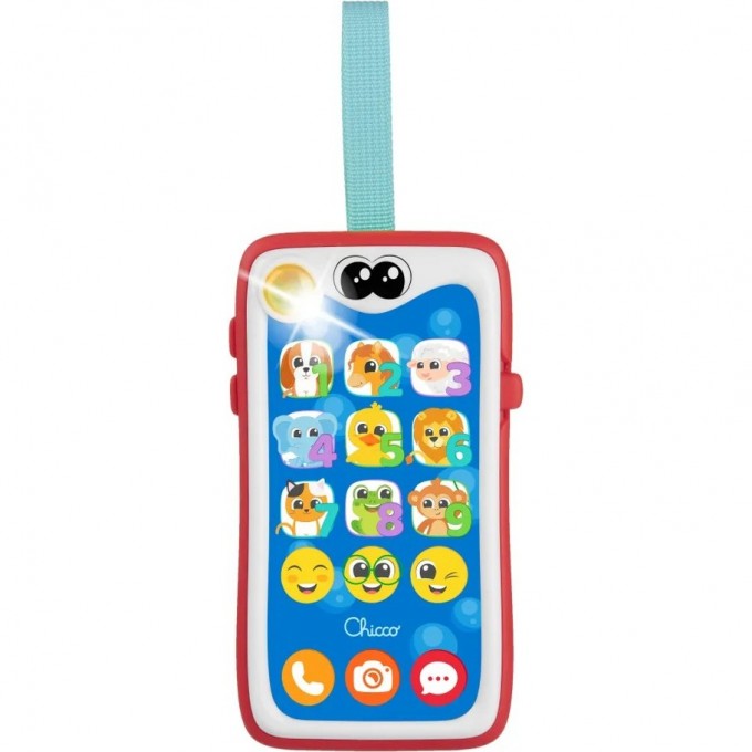 Игрушка пластиковая CHICCO "МОЙ ПЕРВЫЙ СМАРТФОН" музыкальная 00011161000000