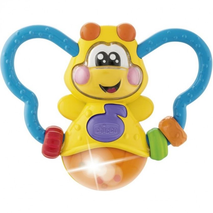 Игрушка-погремушка CHICCO БАБОЧКА музыкальная разноцветный 00009707000000