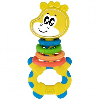 Игрушка-погремушка CHICCO Жираф, Разноцветный