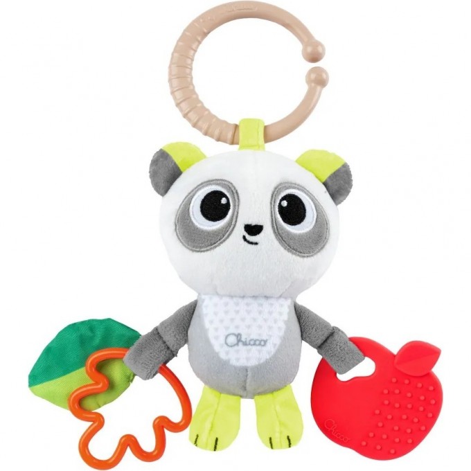 Игрушка погремушка мягкая CHICCO "ПАНДА" 00011566000000