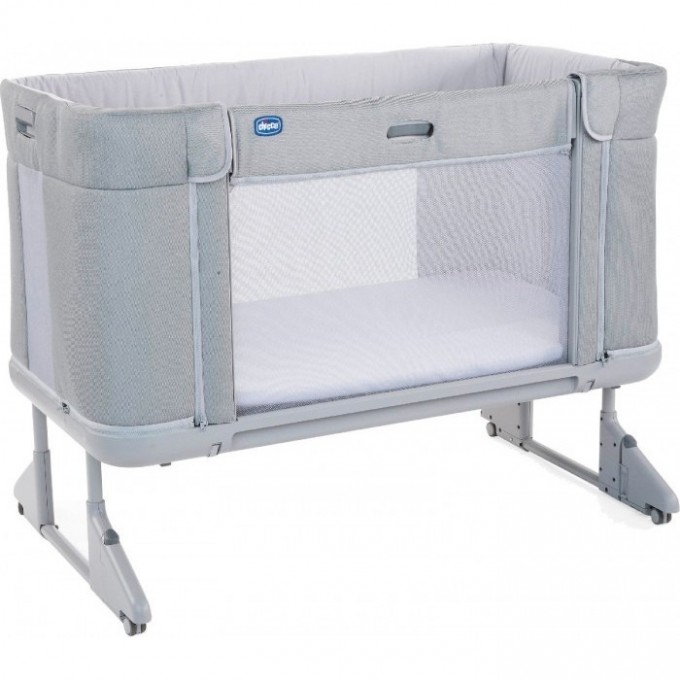 Кроватка CHICCO NEXT2ME FOREVER COOL GREY 79650190000