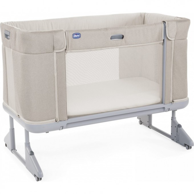 Кроватка детская CHICCO NEXT2ME FOREVER, SAND 5079650870000