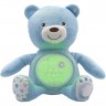 Мишка мягкий музыкальный CHICCO , голубой 8015200000