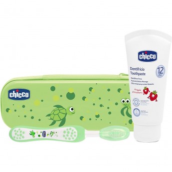 Набор детский CHICCO для чистки зубов (зеленый)