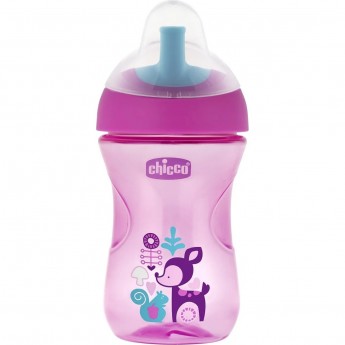 Поильник CHICCO ADVANCED CUP 12+, розовый