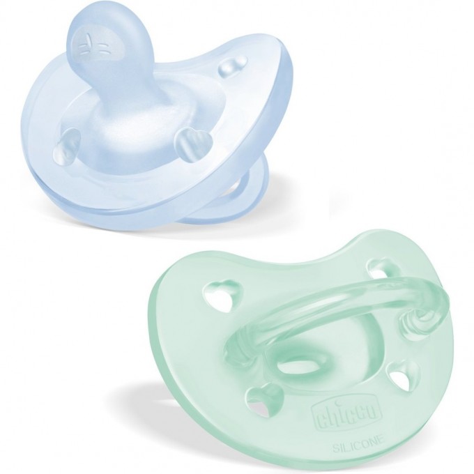 Пустышка CHICCO PHYSIOFORMA SOFT blue 2-6 мес 2 шт 00073088210000