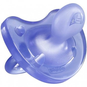Пустышка силиконовая CHICCO PHYSIO SOFT 0м+, Разноцветный